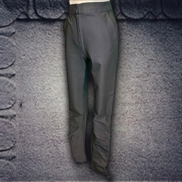 NWT Derek Lam 10 Crosby ‘Camryn’ Ruched Slim Pant in Black Size 0 - Picture 15 of 16